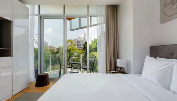 w Fabulous Loft w Perfect View in Roma Norte - Foto 5, Habitación