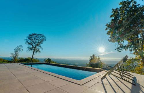 Le mas du roulier, villa provençale chic, 320m2 au calme avec vue 180 sur puy de Dôme - Foto 46