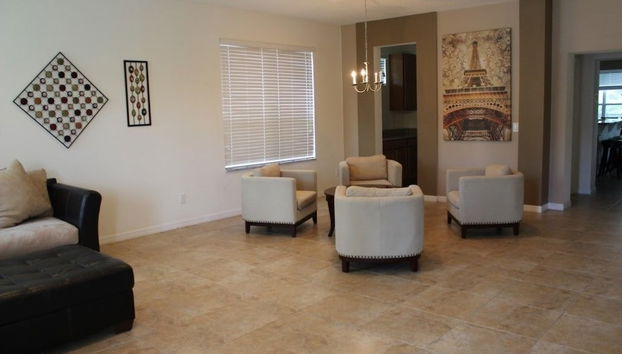 Sala de estar do lobby