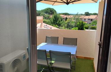 Appt 3 pièces climatisé avec terrasse - draps et serviettes non fournis - Foto 12