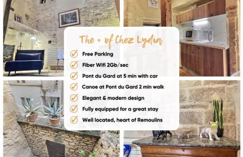 Chez Lydia - Loft cosy, départ canoë à pied, Proche Pont-du-Gard et Uzès - Foto 5