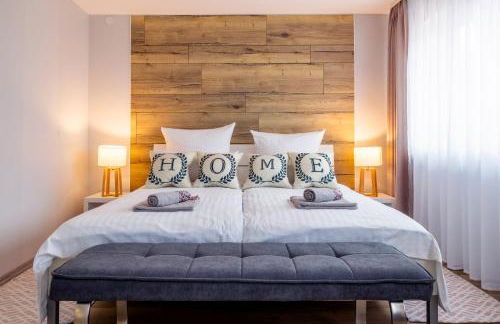 Gelbe Koffer - Große Design-Maisonette in Schiffweiler - Nähe See & Wald - 2 Parkplätze - Self-Check-in - bis 6 Pers - Foto 4