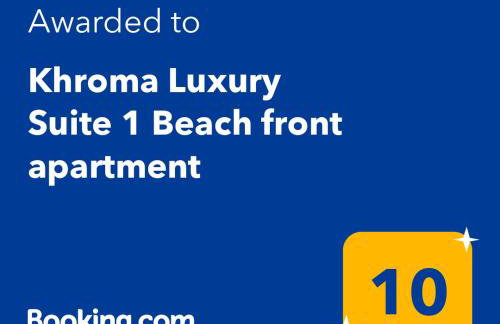 Khroma Luxury Suite 1 Beach front apartment - Photo 80