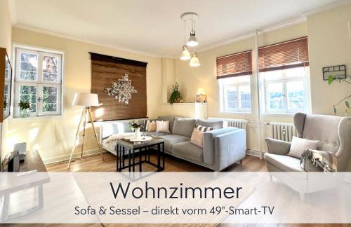 GRÄFIN ANNA - Rückzugsort für Freundetreffen in der historischen Hinterburg Schlitz - 2 Schlafzimmer, Altstadtlage, Garten, Aufzug, Hund willkommen - Foto 6