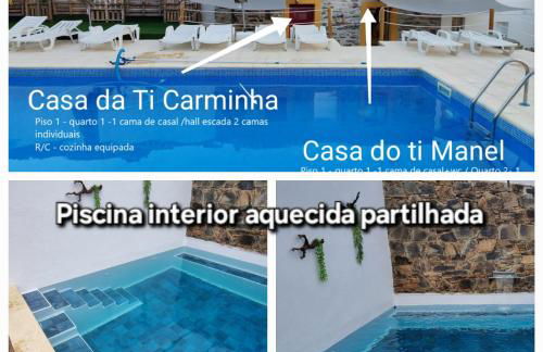 Piscina Interior aquecida - Monte Cimeiro e Casitas da Eira - Casa da Ti Carminha - Foto 2
