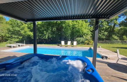 Domaine de Cachaou Logis du Pujeau sauna & spa piscine chauffée - Foto 34