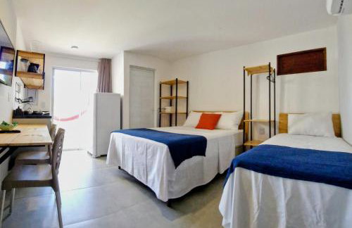 MSFlats Paripueira praia varanda c rede cozinha Wifi Ar split - Foto 4