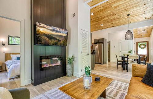 Peaceful Smoky Treehouse| Hot Tub • Hammock • Deck - Foto 10