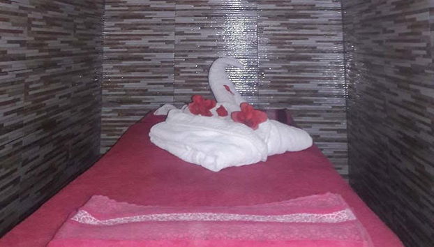 Camilla para masajes en el spa de Agadir