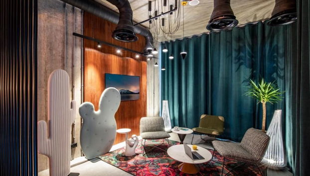 Zona de estar del vestíbulo