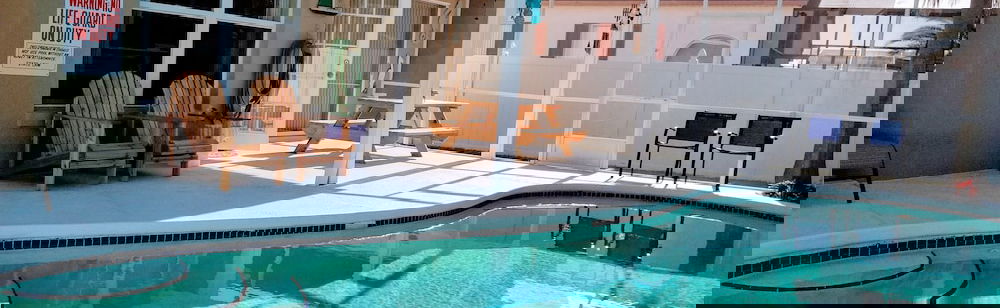 Blick von der Unterkunft