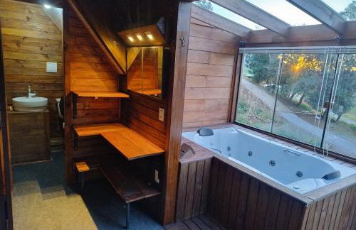 Cabana com banheira na colina - Foto 9