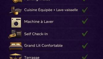 Studio Terrasse et parking, 4 pers par ALP Chartres - Foto 2