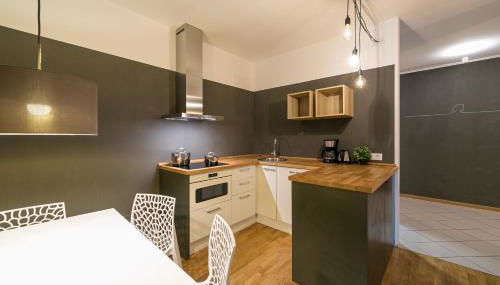 Laubenapartment - Foto 5, stove, minibar