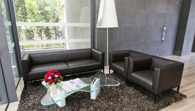 Sala de estar do lobby