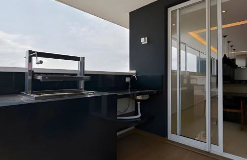 Studio prox shopping Curitiba Wifi, TV a Cabo e ar by UROOMS - Foto 37