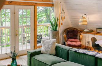 Big Mountain View! Downtown Gatlinburg Chalet Village! Hot Tub! Fan Favorite! AFrame Dreams! Magazine-Featured! Stunning Interiors! Little Green Cabin - Photo 18