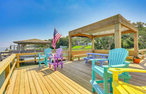 Reel Blessed Topsail Beach Home with Private Dock! - Foto 35