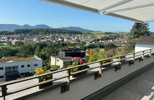 Ferienwohnung - Penthauswohnung Albblick, traumhafter Ausblick, ruhige Lage - Foto 23