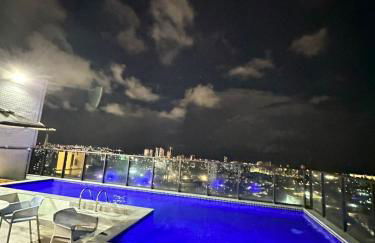 Flat Recife ilha do leite - Luxury piscina térmica - Foto 13