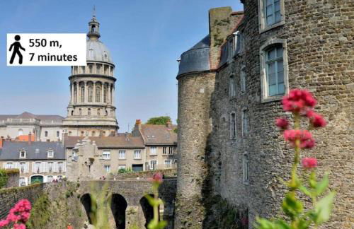 Proche Nausicaa, gare & remparts, spacieuse maison 3 chambres, cour privée, parking gratuit & adaptée aux vélos - Foto 15