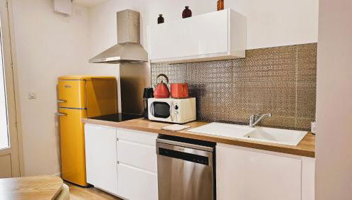 Les Résidences de Collioure - Foto 3, stove, dishwasher, toaster