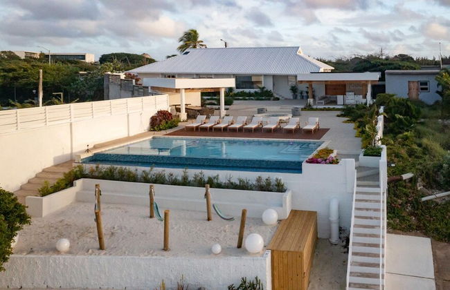 Beachfront Villa w Pool Sleeps 16 Dining Tub - Foto 17