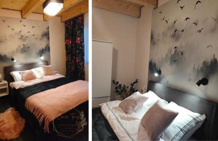 Chwilo Trwaj dom z jacuzzi, sauną i kominkiem z widokiem na góry Korbielów Pilsko - Foto 43