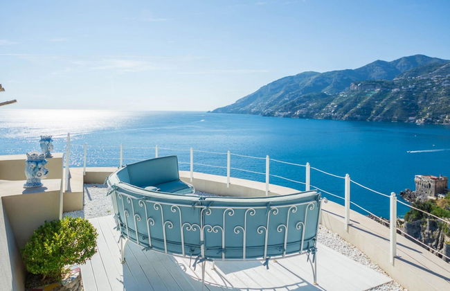 Luxury Villa Vittoria- Villa With Garden Swimming Pool and Jacuzzi Overlooking the sea - Foto 15