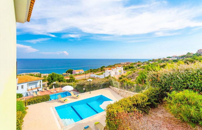 Skala Villa Green Large Private Pool Walk to Beach Sea Views A C Wifi - 2825 - Foto 6