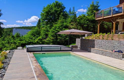 Le Cerf, chalet cocooning avec piscine et billard - Foto 23