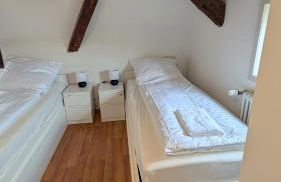 Twin room in a historic half-timbered house - Foto 20
