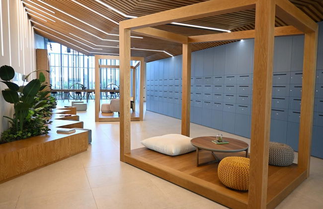 Modern Boho 1BR Sleeps4 Balcony Pool Gym Dxbhills - Foto 32