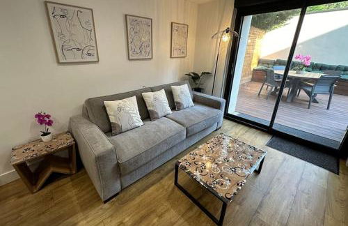 Le Briand Appartement 4étoiles Nancy Thermal Cosy avec Terrasse Wifi - Foto 16