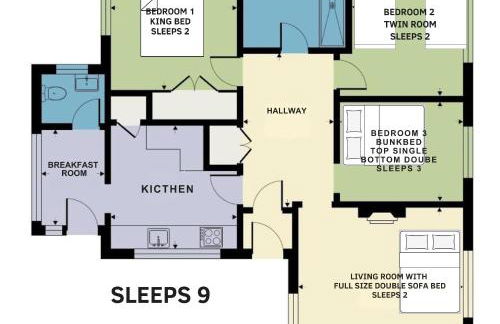 Big Group Bungalow, Sleeps 9, Perfect for Families - Photo 50