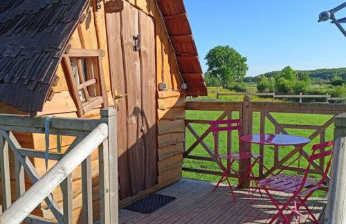 Cabane avec jacuzzi privatif et accès à ferme pédagogique - FR-1-410-459 - Photo 1