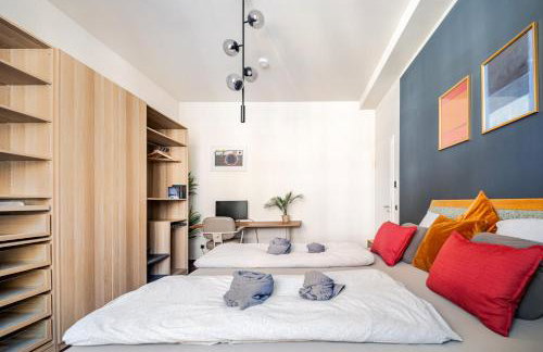 EDLER WOHNRAUM Design-Loft im Graphischen Viertel 2 Schlafzimmer mit Balkon, Miele-Kaffeevollautomat, Miele-Weinkühler, Klima, Lift, Tiefgarage & WLAN 266 Mbps - Foto 32