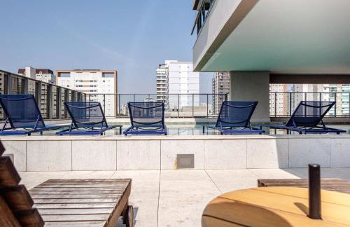 Studio Moderno com Piscina a 5 min a pé do Nubank Parque-901 - Foto 47