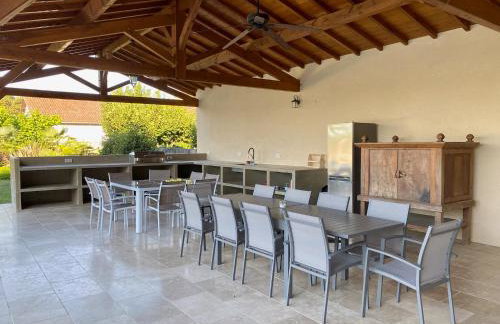 Large House near Marciac & Heated Salt Water Pool - Foto 22