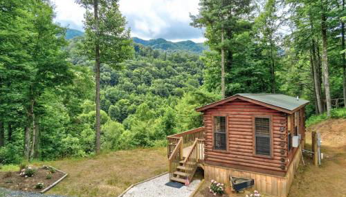 Quaint Log Cabin with Views Near West Jefferson - Foto 2