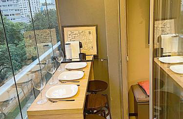 Consolacao GREY BOX - Studio de Luxo no Centro - Ar Condicionado - Cama Queen - Maquina de Lavar - Prox Metrô- Cozinha Completa - Wifi 500mbps - 7 andar - Foto 6