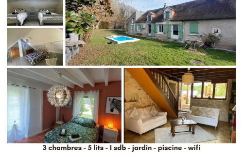 La maison des Hautes Vallees- jardin-piscine Beauval - Foto 1