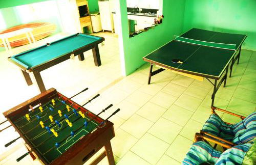 Chalé com Piscina Aquecida - Vista Panorâmica da Praia, a 200m do Mar, Sala de Jogos, Academia e Churrasqueira - Photo 13