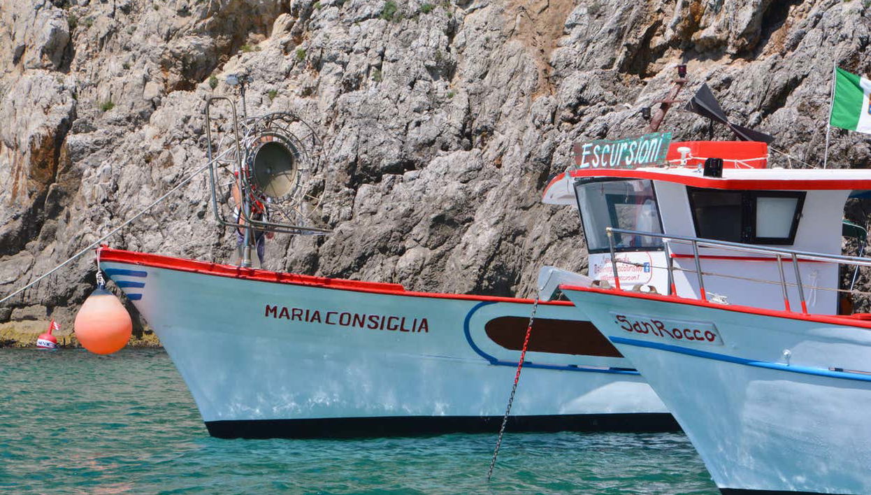 Desfrutando do passeio de barco