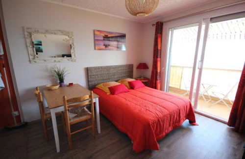 Studio climatise 2 couchages, Wifi, VUE MER directement à PORTIRAGNES PLAGE LXBFM10 - Foto 3