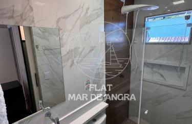 Flat Mar de Angra - Praia Grande - 2 Suítes com cobertura Duplex - Foto 47