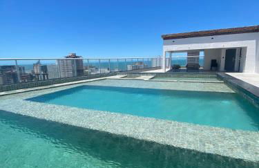 Priority Apartamento perto da praia em Praia Grande, Wifi, Garagem e Vista - Foto 1