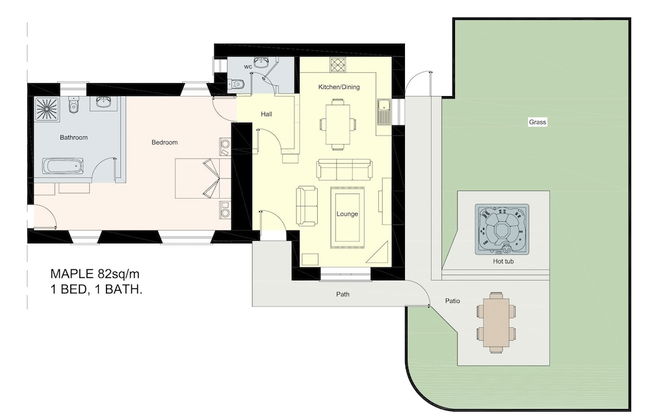 Maple Cottage With Hot Tub Near Cupar, Fife - Foto 8