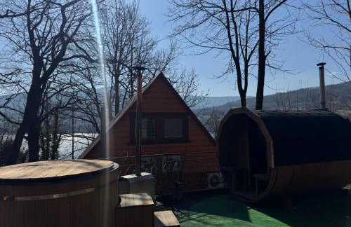 Drewniany zakątek - domek z sauną i balią - Foto 45