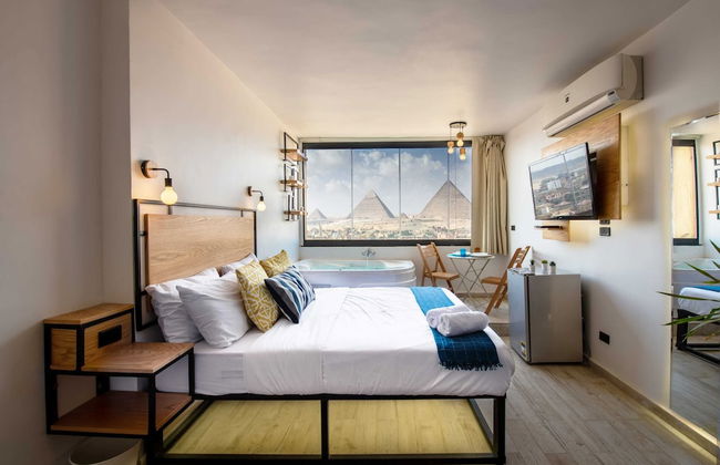 Jacuzzi Studio @ The Pyramids Free Airport Pickup - Foto 11